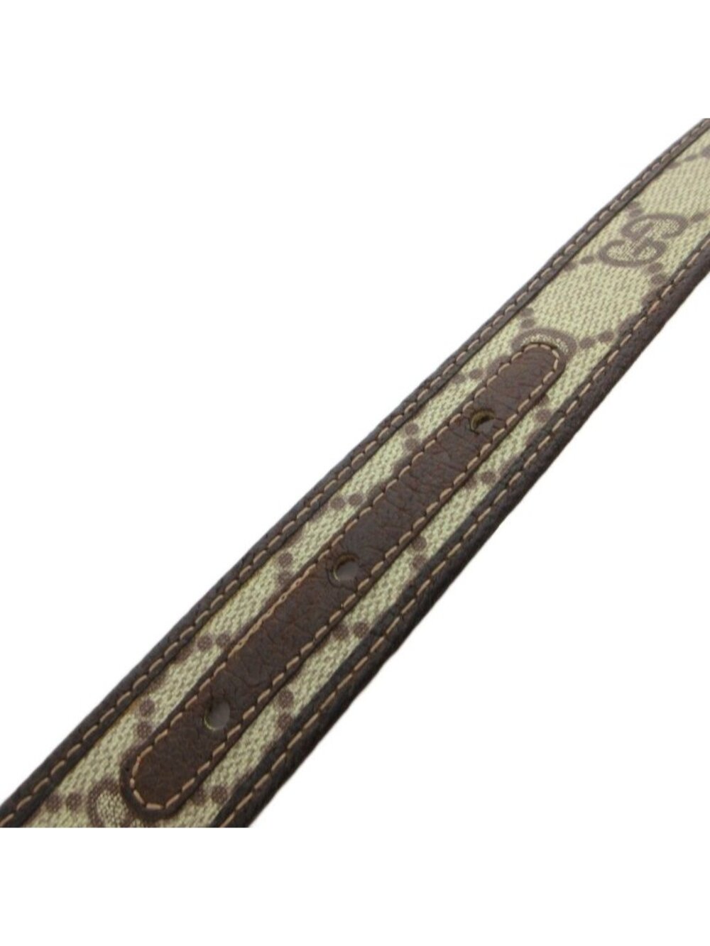 Gucci Belt GG Canvas Leather Brown - Picture 7 of 7